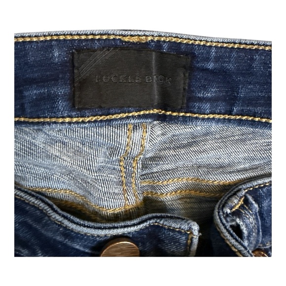 Blue Skinny Jeans with Distressed Details - Picture 2 of 6